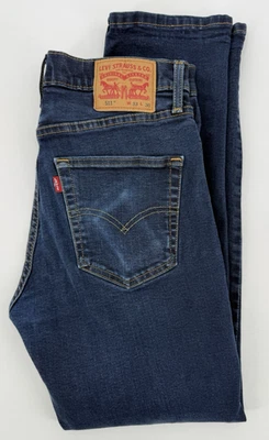 Levis 511 Jeans Mens 30x30 Blue Slim Fit Dark Wash American Denim Pants - Image 1 of 4