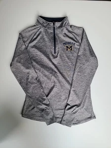 Colosseum Shirt Womens Size Medium Michigan 1/4th Zip Long Sleeve - Picture 1 of 4