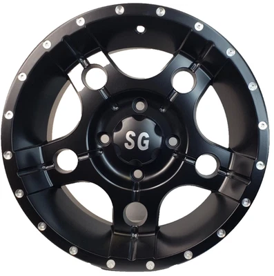 ATV RIM WHEEL some TEXTRON off road Havok Stampede 14x7 4/137 4/136 Black + 12 - Изображение 1 из 4