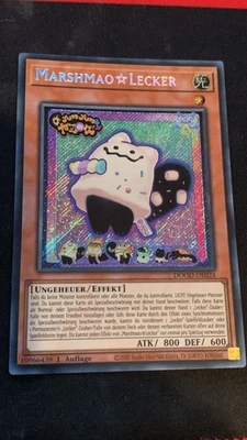Yugioh Marshmao Lecker DOOD-DE024 , Secret Rare Karte, Deutsch, TOP - Bild 1 von 2