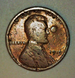1919-P UNITED STATES LINCOLN WHEAT PENNY - COPPER - Picture 1 of 2