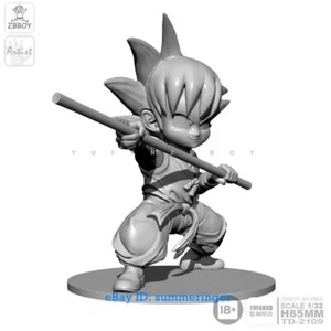 65mm Child Son Goku Unpainted Resin Figure Model Kits Unassembled Garage Kit - Picture 1 of 4
