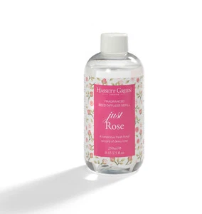 Hassett Green Just Rose Indoor Fragrance Oil Reed Diffuser Refill - 250ml - Picture 1 of 4