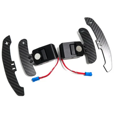 Carbon Fiber Magnetic Steering Wheel Shifter Paddle Set For BMW F90 M5 2017-2021 - Image 1 of 4