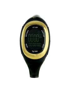 Nike Imara Run Watch Multi Function Women's Digital Sports WR0075-005 Black gold - Picture 1 of 2