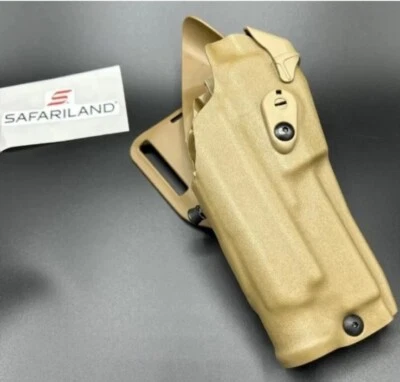 Safariland 6390RDS ALS RH Coyote Duty Holster GLOCK 17 22 -LIGHT/RED DOT, Coyote - Image 1 of 4