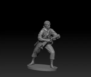 ⭐️Pirate Soldiers resin 3D UnPAINTED. 54mm 1/32 Action Figurine ⭐️ - Picture 1 of 9
