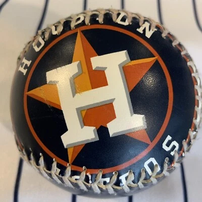 Balón de béisbol coleccionable recuerdo Rawlings Team Store 2018 de los Astros de Houston Foto 1 de 4