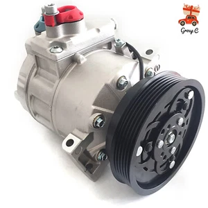For 2008-2012 Land Rover LR2 3.2L/Volvo Air Conditioner Compressor W/ Clutch US - Picture 1 of 13