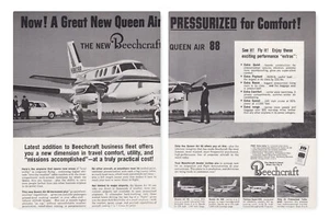 Beechcraft Queen Air 88 1965 avión anuncio 3/28/2023h - Imagen 1 de 1