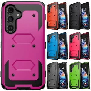 For Samsung Galaxy S24 FE 5G Shockproof Dual Layer Phone Case Heavy Duty Cover - Picture 1 of 53