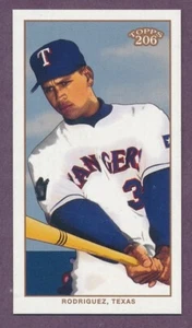 2003 Topps 206 Mini Black Polar Bear Back Alex Rodriguez T-206 #308!! - Picture 1 of 2
