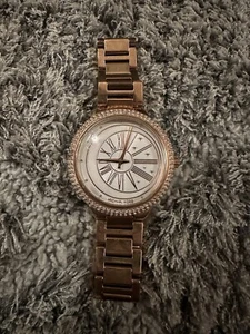 Reloj para mujer Michael Kors MK6551 Taryn esfera blanca oro rosa acero inoxidable - Imagen 1 de 5
