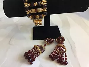 HIGH END Vintage Jewelry lot CHUNKY Runway Huge Statement, Claire Deve - Picture 1 of 7