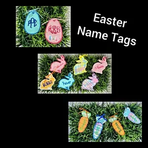 Easter Name Tags-Custom Made-Personalized - Picture 1 of 6