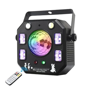Disco Light Party Light, Eyeshot Led DJ Lights 4 in 1 with Magic Kaleidoscope... - Picture 1 of 6