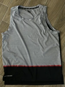 Men’s AND1 Half Court Performance Workout Tank Top Activewear Large Shirt Gray - Picture 1 of 6