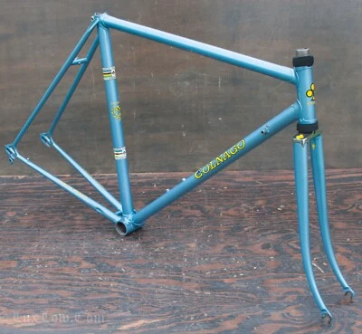 Vintage 53cm Colnago Mexico RoadBike FRAME FORK ColumbusSteel Bicycle Campagnolo - Image 1 of 4