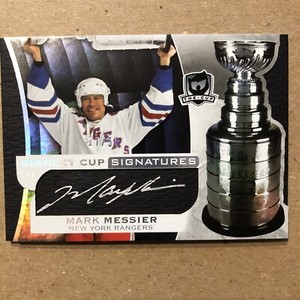 Mark Messier NY Rangers 2008-09 Upper Deck The Cup Stanley Cup Signatures /50