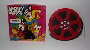 Película de colección 1962 Mighty Mouse And The Magician Super 8 mm en caja original Terrytoons - Imagen 1 de 9