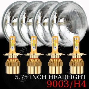4PCS 5 3/4" 5.75" LED Headlights Hi/Lo Beam Lamp For Chevy Corvette C3 68-82· - Picture 1 of 8