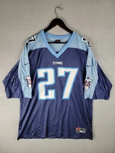 Tennessee Titans Jersey Nike size XL NFL football polyester #27 Eddie George - Picture 1 of 13
