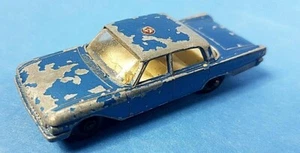Vintage Lesney Matchbox No 55b Ford Fairlane Police Car PWB Diecast Model Toy - Picture 1 of 4