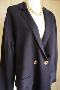Trenery by COUNTRY ROAD Size 14 / L Jacket Blazer Milano Navy Ladies RRP$299 - Picture 1 of 23