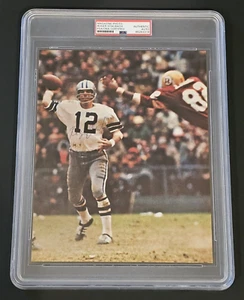 ROGER STAUBACH Signed Magazine Photo-HALL OF FAME-DALLAS COWBOYS-PSA - Picture 1 of 7