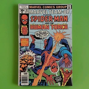 MARVEL TEAM-UP SPIDER-MAN #61 1977 FN/VF *FREE SHIPPING ON ADDITIONAL COMICS* - Picture 1 of 4