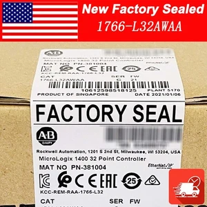 New AB 1766-L32AWAA MicroLogix1400 32 Point Controller - Picture 1 of 3