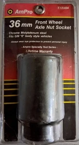 AmPro 36mm - Front Wheel - Axle Nut Socket - New In Package 💥 - Imagen 1 de 4