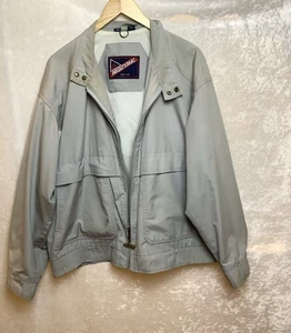 Mighty-Mac Gray Mens Size 44 Zip Up Lightweight Windbreaker Jacket - Picture 1 of 19