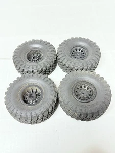 1.9" FALKEN WILDPEAK M/T 4.7" R35 TIRES W/ Inserts Wheels (4) 1/10 Scale Crawler - Picture 1 of 6