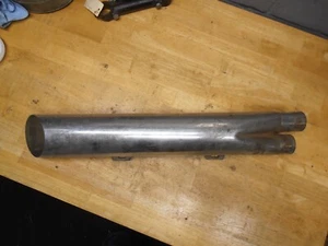 Harley Davidson Shovelhead 2 into 1 exhaust muffler FX FXS FXE 65353-78 - Picture 1 of 6
