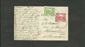 TSCHECHOSLOWAKEI NACH USA, UMLAUFPOSTKARTE, 1920, sehr schön - Bild 1 von 2