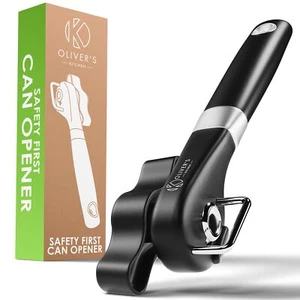 Safety Tin Can Opener - Open Tins and Cans with Ease. Premium. Oliver's Kitchen - Picture 1 of 13