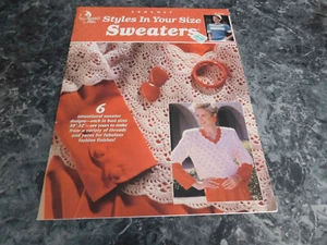 Crochet Styles in your Size Sweaters by Annie's Attic - Picture 1 of 1