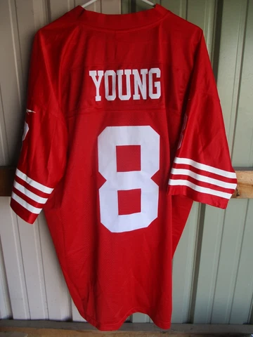 Steve Young SF 49ers Football Jersey Reebok Gridiron Classic Size XL (New) Cover
