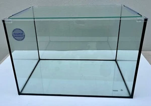 14.3 Gal Rimless Glass Tank Frameless Fish Tank with Lid and Background - Picture 1 of 2