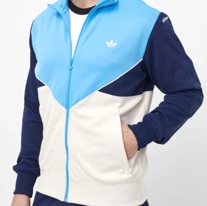 NEW MEN'S ADIDAS ORIGINALS CUTLINE TREFOIL TRACK JACKET ~SIZE 2XL #IM9443 - Picture 1 of 7