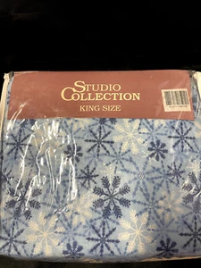 Studio Collection King size 4 Piece Flannel Sheet Set - Picture 1 of 3