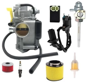 FOR FourTrax 250 Carburetor 1987 1988 1989 1991 1992 with IC&CDI Box,Tank - Picture 1 of 1