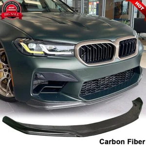 Kit de carrocería alerón labial de parachoques delantero de fibra de carbono para BMW Serie 5 F90 M5 LCI 2021+ - Imagen 1 de 12
