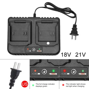 Cargador de batería rápido de doble puerto para Makita BL1420 BL1815 18/21V Li-Ion - Imagen 1 de 19