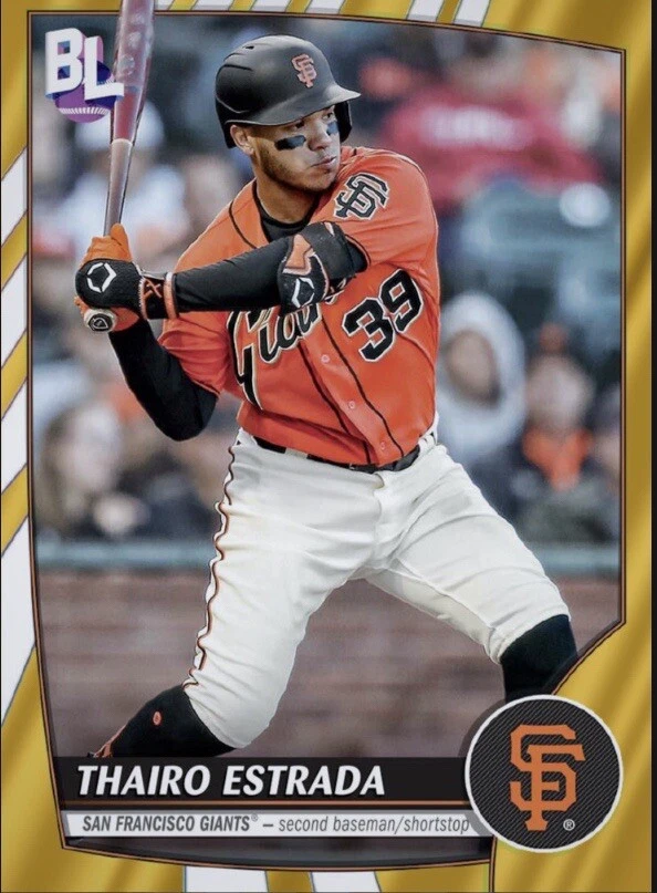 [DIGITAL] Topps Bunt - Thairo Estrada - Big League 23 S1 -  Gold Base - Image 1 of 1