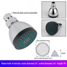 Shower Head ABS Stainless Steel Handheld Water Saving Rround Shower Faucet Head