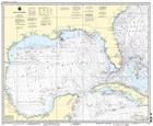 NOAA Nautical Chart 411 Gulf of Mexico 54th Edition Boating Navigation Map