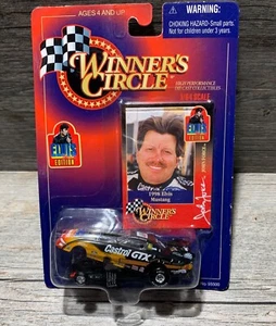 1998 John Force Elvis Ford Mustang Castrol GTX Winners Circle 1/64 Funny Car NIP - Picture 1 of 4