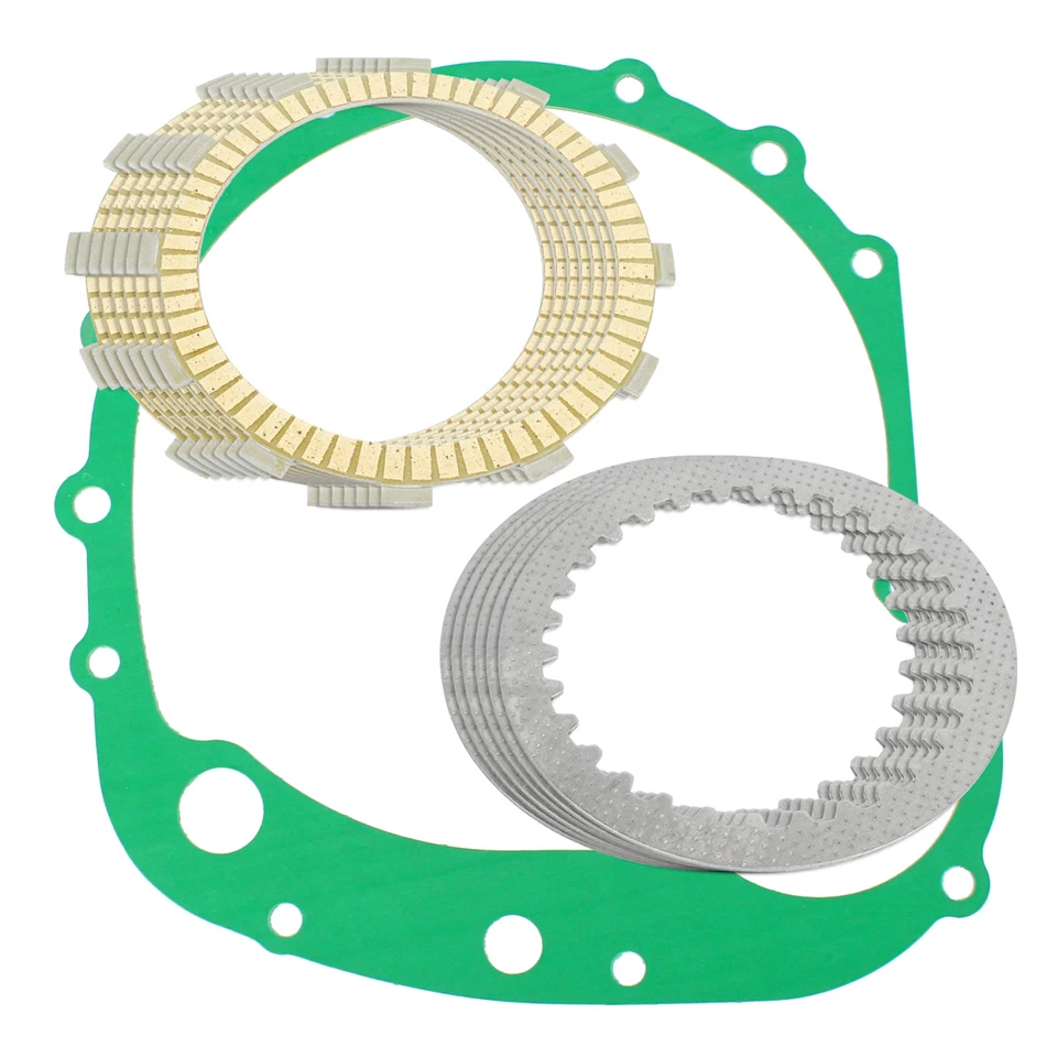 Clutch Friction Plates And Gasket for Kawasaki Ninja 600R ZX600C 1988 1989 - Image 1 of 1